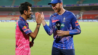 Chahal in conversation with Mr. Centurion Jos Buttler