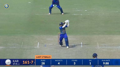 SMAT 2025, Karnataka vs Rajasthan: Vidyadhar Patil's 8-ball 27 blitz keeps Karnataka in hunt
