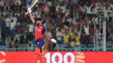 Shreyas Iyer's seals the deal & 100 with a six