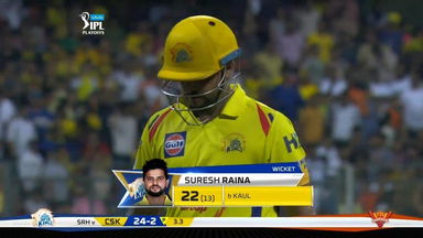 Q1: SRH vs CSK – Suresh Raina Wicket