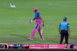 Total confusion: Dube walks in, walks out and finally bats