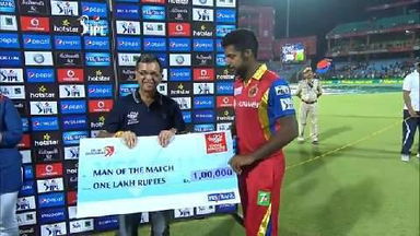 M26: DD vs RCB – Man of the Match – Varun Aaron