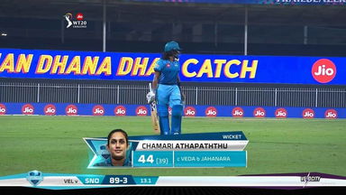 M01: Supernovas vs Velocity – Chamari Athapaththu Wicket