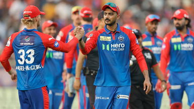 Captain Axar Patel's sensational diving catch