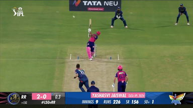 M44: LSG vs RR – Yashasvi Jaiswal Six