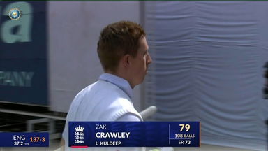 IND vs ENG 2024, 5TH Test: Zak Crawley Wicket