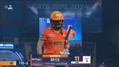 M18 - GG vs UPW: Kathryn Bryce Wicket