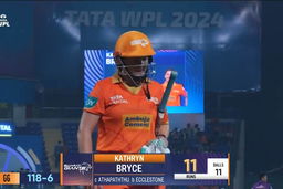 M18 - GG vs UPW: Kathryn Bryce Wicket