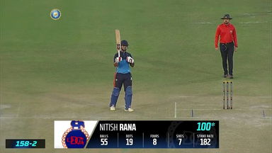 Syed Mushtaq Ali Trophy 2022: Nitish Rana leads from the front with a magnificent century