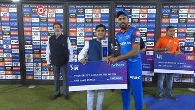M13: KXIP vs DC – VIVO Perfect Catch of the Match – Avesh Khan