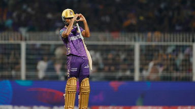 Angkrish Raghuvanshi's authoritative 50(32) stabilises KKR