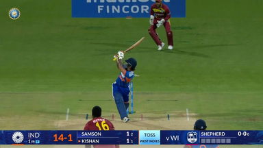 IND vs WI 2026, 5th T20I: Ishan Kishan Six