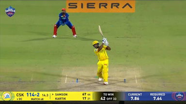 IPL 2026 M48: DC vs CSK - Sanju Samson Six