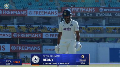 IND vs SA 2025, 2nd Test: Nitish Kumar Reddy Wicket