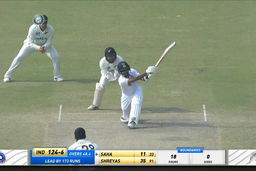 IND vs NZ 2021, 1st Test, Day 4: Wriddhiman Saha Six