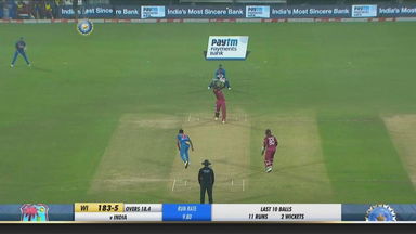 IND vs WI 2019, 1st T20I: Jason Holder Six