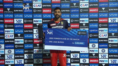 M16: RCB vs RR  – CRED Power Player of the Match –  Mohammed Siraj