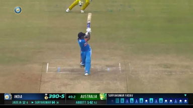 IND vs AUS 2023-24, 2ND ODI: Suryakumar Yadav Six