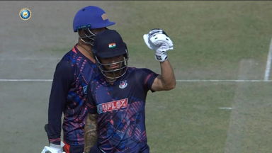 SMAT 2023 QF 1: Rampant Rinku Singh lights up Mohali with 77*(33)