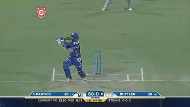 M22: KXIP vs MI – Parthiv Patel Six