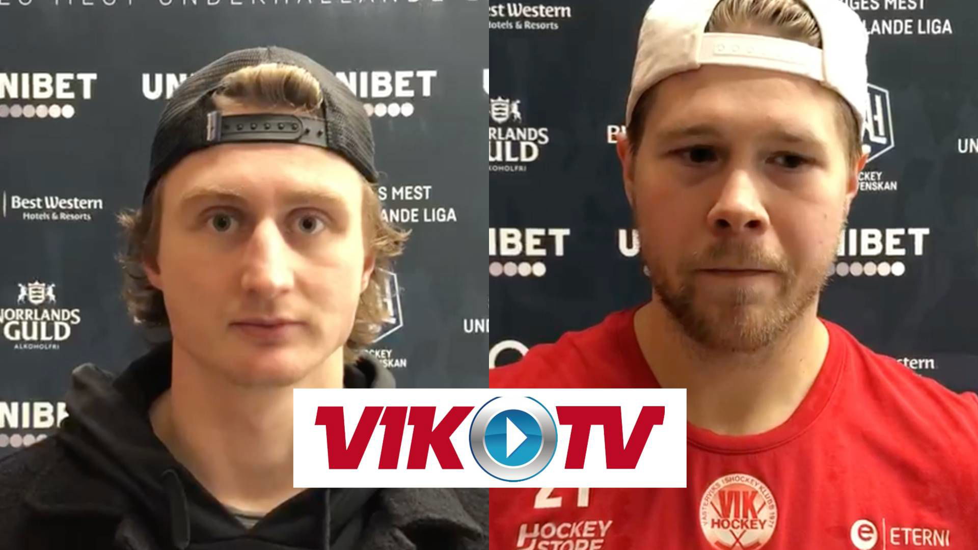 Intervjuer efter matchen mot Modo