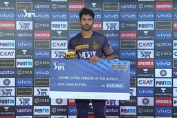 M54: KKR vs RR  – Safari Super Striker of the Match – Rahul Tripathi