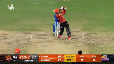 M08: SRH vs MI – Heinrich Klaasen Six