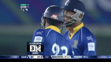 M5: KXIP vs BT –  Dilshan Munaweera Six