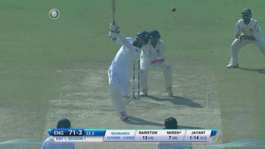 IND vs ENG 2016 - 3rd Test, day 1 : Moeen Ali six