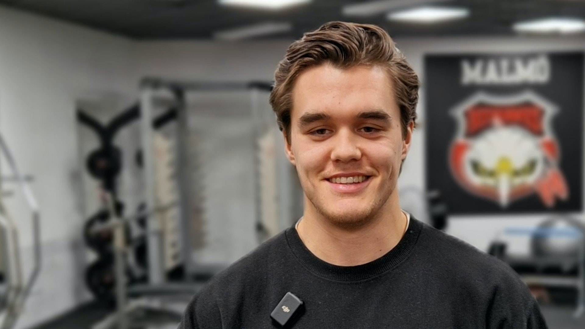Malmö Redhawks: Då har Axel Sundberg nått Malmös omklädningsrum