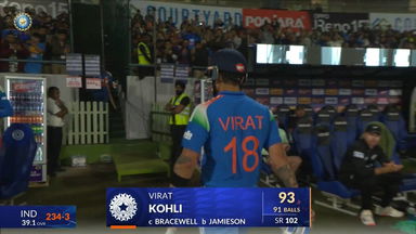 IND vs NZ 2026, 1st ODI: Virat Kohli Wicket