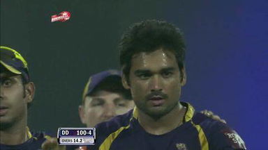 Match 51 DD vs KKR – Taylor's Wicket