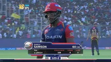 M32: KKR vs DD – Sanju Samson Wicket