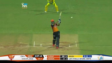 Final: CSK vs SRH – Yusuf Pathan Six