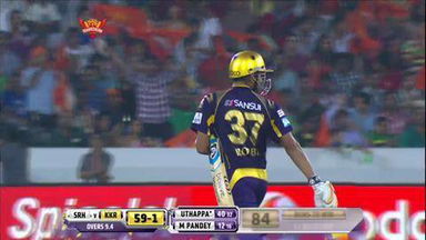 M43: SRH vs KKR – Robin Uthappa Wicket