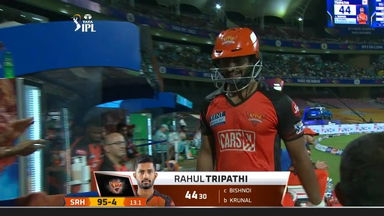 M12: SRH vs LSG – Rahul Tripathi Wicket