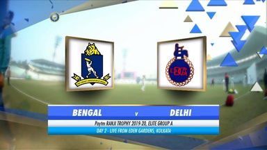 Ranji Trophy 2019-20: Bengal vs Delhi - Day 2 Highlights