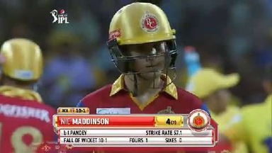 M37: CSK vs RCB – Nic Maddinson Wicket