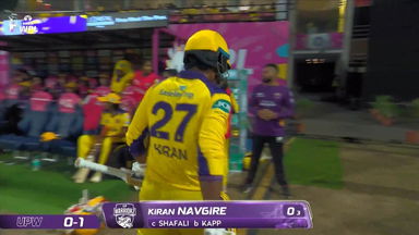 Wicket: Match 7, UP Warriorz vs Delhi Capitals, WPL 2026: Kiran Navgire Wicket
