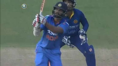1ST ODI: IND vs SL – Shikhar Dhawan Six