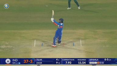 IND vs SA 2025, 2nd T20I: Tilak Varma Six