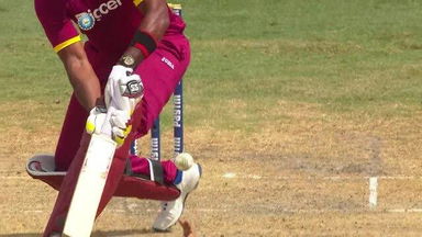 1ST T20I: IND vs WI – Kieron Pollard Wicket