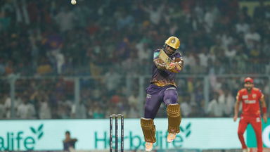 6, 6, 6: Russell goes berserk to put KKR in driver's seat