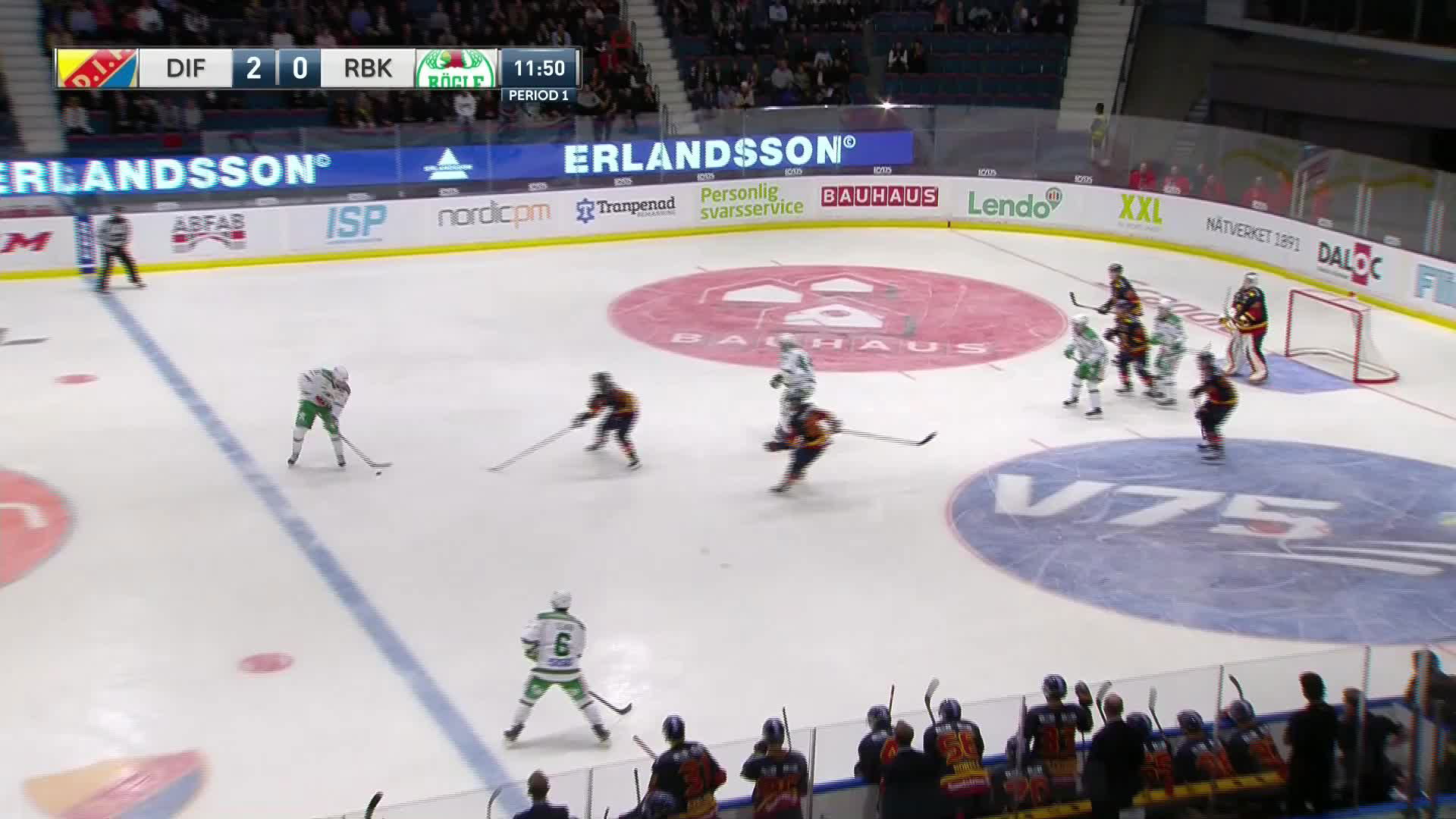 Djurgården Hockey - Rögle BK 2-1