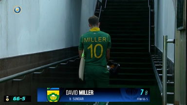 IND vs SA 2022, 3RD ODI: David Miller  Wicket