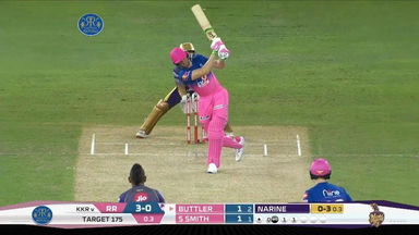 M12: RR vs KKR – Jos Buttler Six