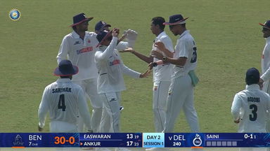 Ranji Trophy 2026-27, CAB vs DDCA, Day 2: Match Highlights