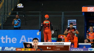M65: MI vs SRH – Abhishek Sharma Wicket