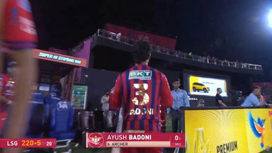 IPL 2026 M64: RR vs LSG - Ayush Badoni Wicket