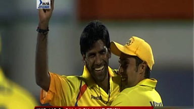 IPL 2008 M31 CSK vs KXIP - Lakshmipathy Balaji's Hat-Trick